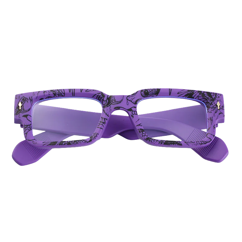 S0047 urban street art unisex square glasses